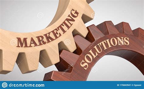 Marketing Solutions Concept Stock Illustration - Illustration of ...