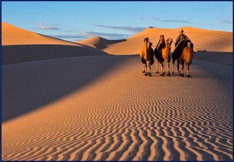 The Largest Desert In Asia “gobi Desert” Take A Geotourism Around The