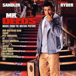 Deeds is the story of some hick guy out in a little southern town that suddenly inherits a huge amount of money (like several billion dollars) from some rich business tycoon. Mr. Deeds (Music From The Motion Picture) (2002, CD) | Discogs
