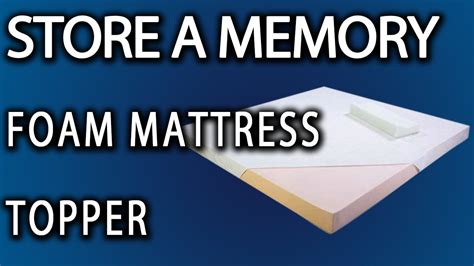 Correctly moving and storing a mattress will help to protect its quality. Mattress Toppers: How to Store A Memory Foam Topper - YouTube