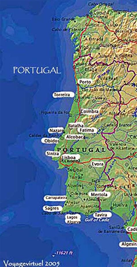 Portogallo Mappa Fisica Mappa Fisica Del Portogallo Europa The Best Porn Website