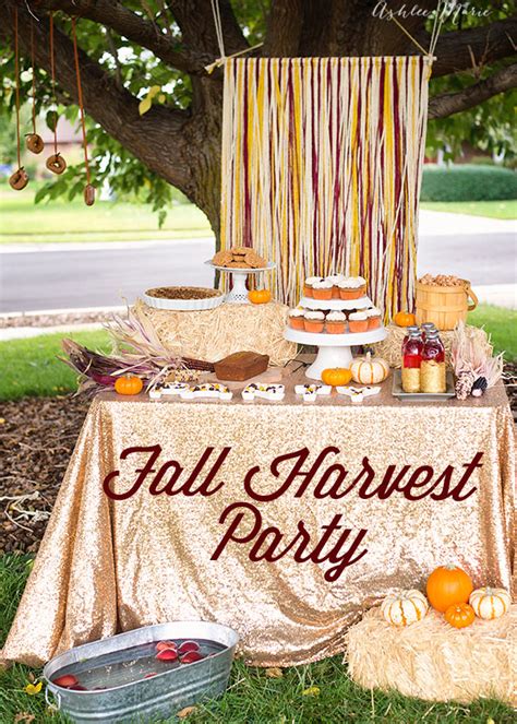 Fall Harvest Party Ashlee Marie Real Fun With Real Food