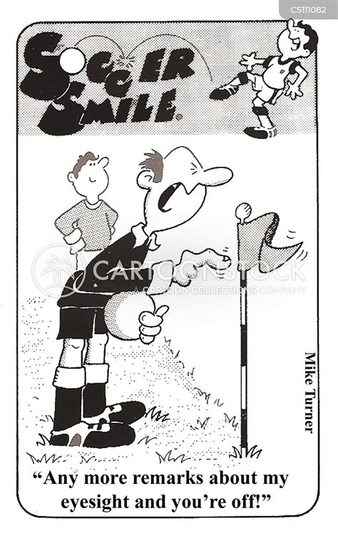 Soccer Referee Cartoons And Comics Funny Pictures From Cartoonstock