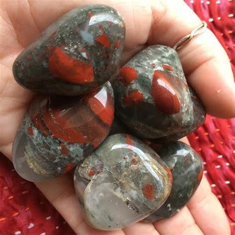 Tumbled South African Bloodstone The Balancing And Revitalizing Stone