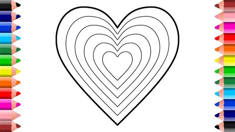 Coloring For Kids Heart - Valentines Day Coloring Pages for Adults