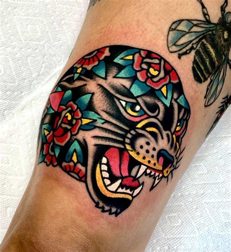 Flower Panther Done By Me Nicholas Adam Riverside Tat Club