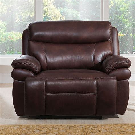 Amax Sanford Leather Recliner Recliner Leather Recliner Leather