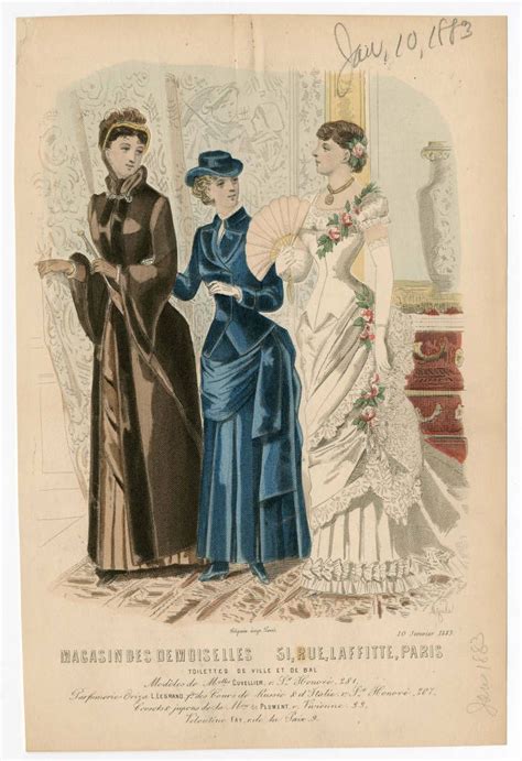 Women 1883 Plate 001 Victorian Fashion Women Fashion Plates