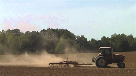 Farming Tractor Plowing Fields Free Hd Stock Youtube