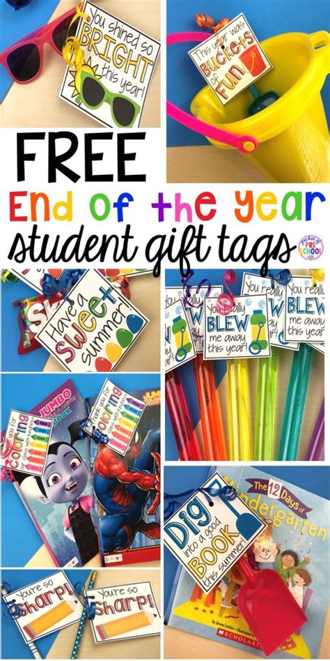 Printable End Of The Year Tags For Students Pin On School Days How