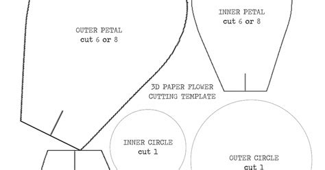 Each bird is lovelier than the next, and if you are thinking about making a bird themed quilt, you may want to start with one of these designs. 3d paper flower template.pdf | Paper flowers, Paper flower ...