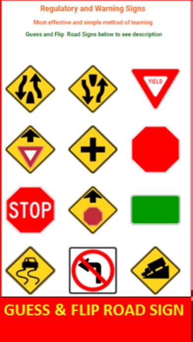 Ia Dot Road Sign Flashcards Apps 148apps