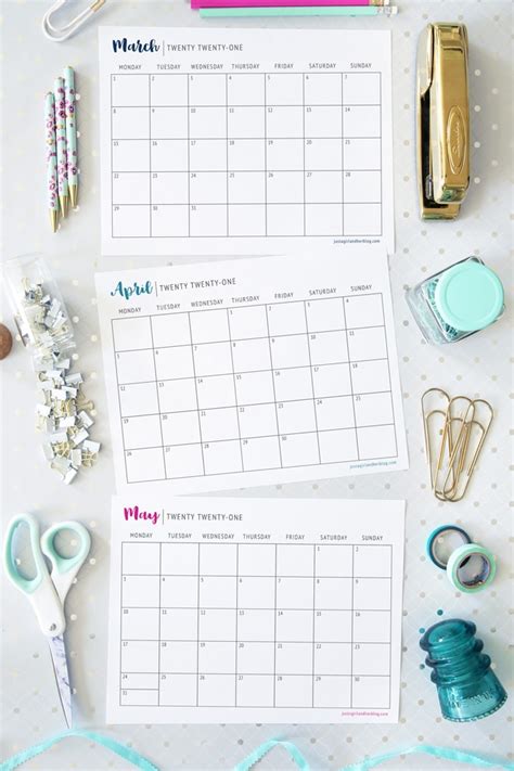Download and print thousands of free printable calendar with u.s. Free Printable 2021 Calendar | Abby Lawson