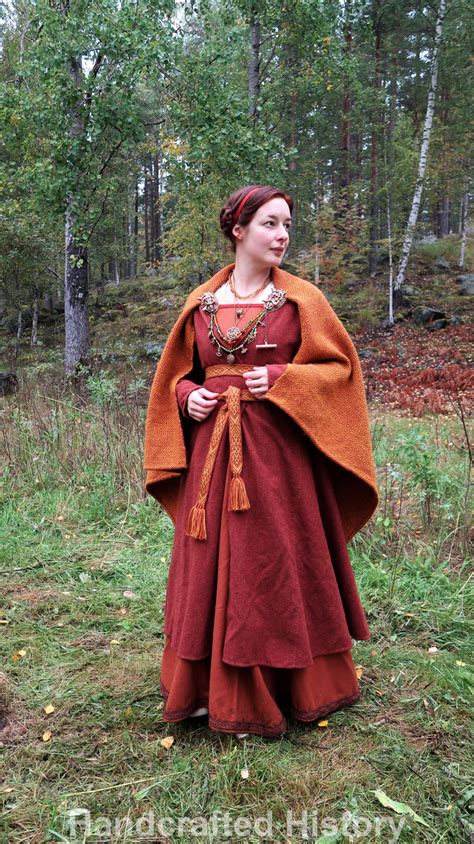 Apron Dress Norse Coat Tablet Woven Bands Viking Garb Viking