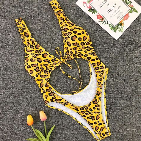 2019 Sex Hollow Out Thong Monokini Black Bikini One Piece Swimwear Buy Sex Monokiniblack