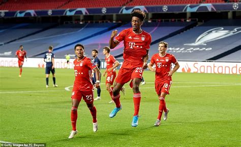The 2020 uefa champions league final is set: Bayern Munich win the Champions League as Kingsley Coman ...
