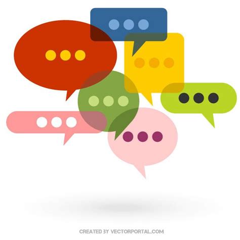 Colorful Speech Bubblesai Royalty Free Stock Svg Vector And Clip Art