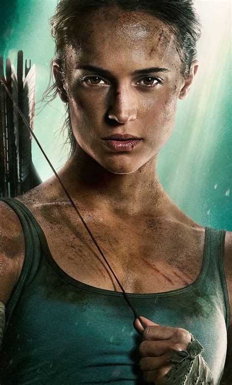 The tomb raider video game franchise has been in existence since 1996, and in the two decades since there have been many sequels and iterations of the adventure as previously announced, oscar winner alicia vikander is the new lara croft, with roar uthaug (the wave) behind the director's chair. 1280x2120 Alicia Vikander Tomb Raider 2018 HD iPhone 6+ HD ...