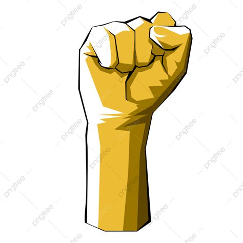 Yellow Fist Png Picture Yellow Fist Fist Hand Clenched Fist Png