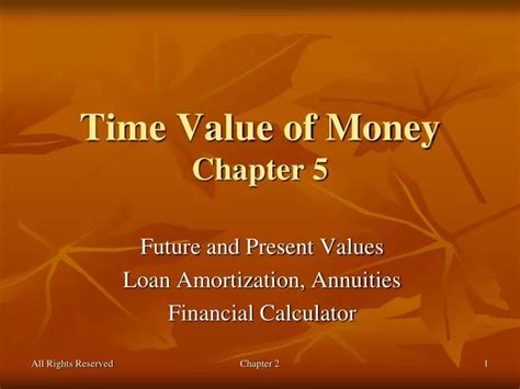 Ppt Time Value Of Money Chapter 5 Powerpoint Presentation Free