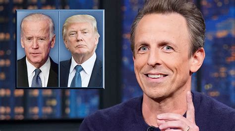 Watch Late Night With Seth Meyers Highlight President Biden Announces He Will Run For A Second