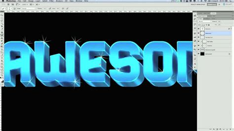 Photoshop Tutorial Cool 3d Text Effect Youtube