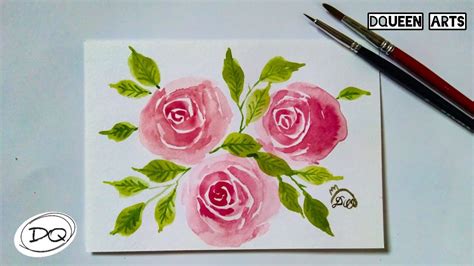 Menggambar mudah step by step memang perlu bagi kita yang baru belajar menggambar. PALING SIMPLE! cara melukis bunga mawar dengan cat air ...