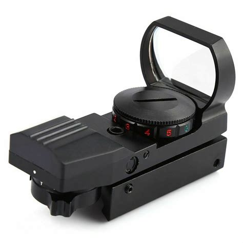 Red Dot Sight Reflex Green Holographic Scope Tactical Rifle Mount Mm Rails Blk Ebay