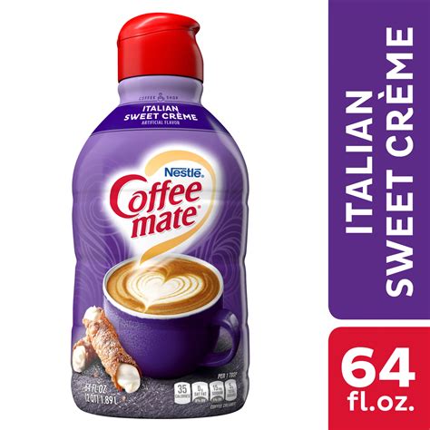 Nestle Coffee Mate Italian Sweet Creme Liquid Coffee Creamer 64 Fl Oz