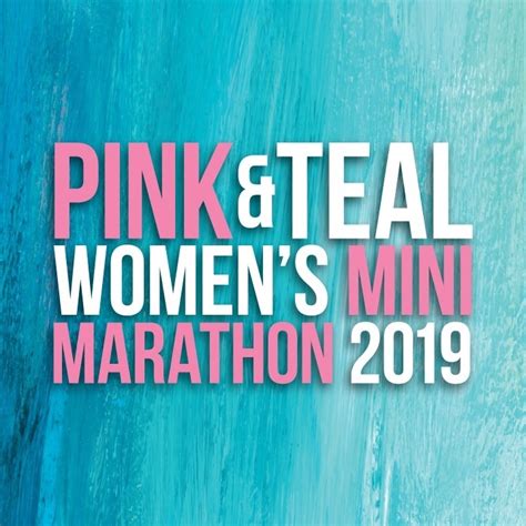 Pink And Teal Women Mini Marathon