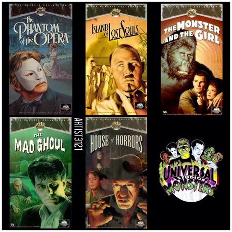 Cult Classic Universal Studios Monsters And Other Creepy Classics Vhs