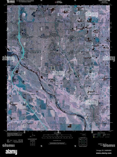 Map Of Norman Oklahoma Hi Res Stock Photography And Images Alamy