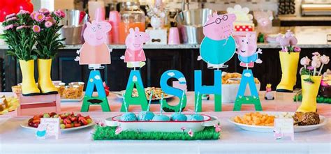 Karas Party Ideas Peppa Pig Birthday Party Karas Party Ideas