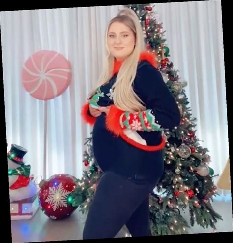 Pregnant Meghan Trainor Shows Off Her Growing Baby Bump Only More