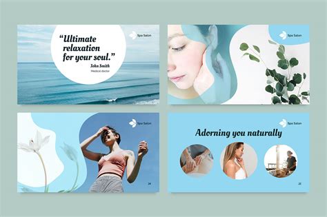 Spa Salon Powerpoint Presentation Template On Behance