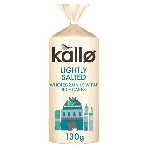 While rice cakes are low in calories (35 to 60 calories, depending on the flavor) and contain about 11 grams of carbohydrate per rice cake, they don't offer a lot of vitamins and minerals. Kallo Lightly Salted Wholegrain Rice Cakes | Ocado