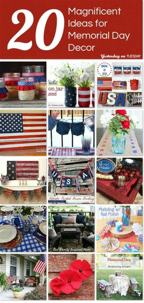 Magnificent Ideas For Memorial Day Decor Yesterday On