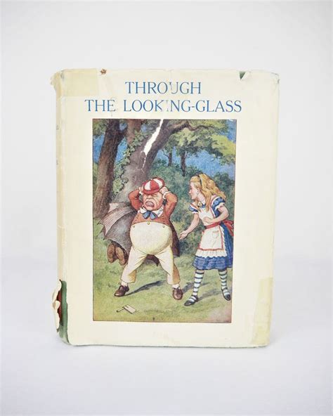 Rare Vintage Book Through The Looking Glass And What Alice Etsy In