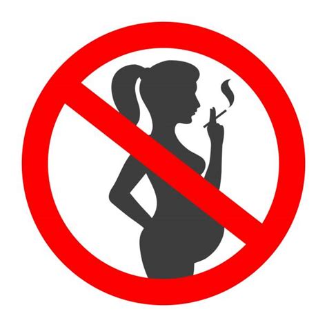 Silhouette Of Girl Smoking Cigarette Illustrations Royalty Free Vector