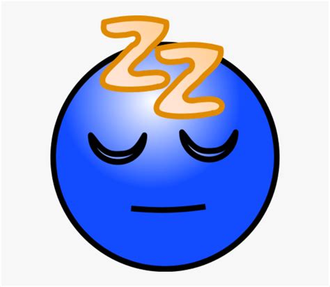 Sleepy Face Clip Art Blue Emoji Tired Face Hd Png