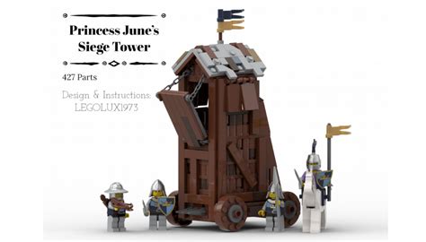 Bouwinstructies Lego Princess Junes Siege Tower