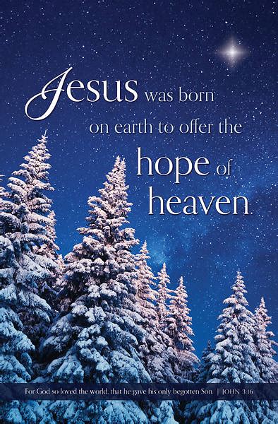 Hope Of Heaven Regular Size Bulletin Pack Of 100 Cokesbury