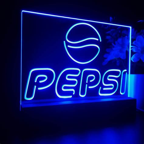 Pepsi Coke Drink Bar 3d Led Optical Illusion Night Light Led Lab Cave