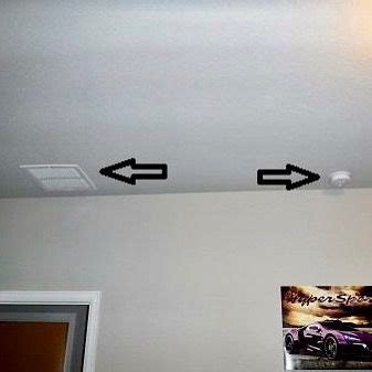 More accurately, it's installed in what looks like a smoke detector. Umm looks like the builder was a bit confused on the ...