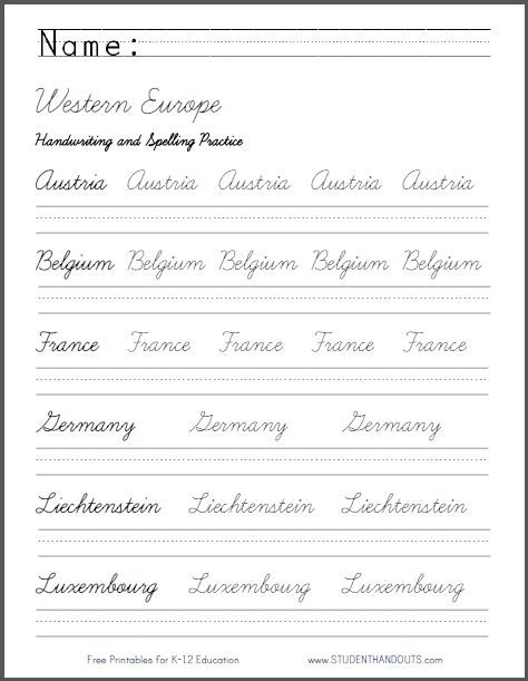 These are standard portfolio orientation quarter inch handwriting paper. Cursive handwriting practice for adults pdf, akzamkowy.org