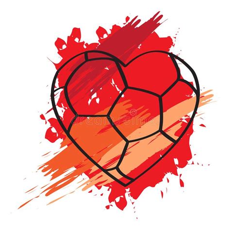 Heart Shaped Soccer Ball Stock Illustrations 181 Heart Shaped Soccer
