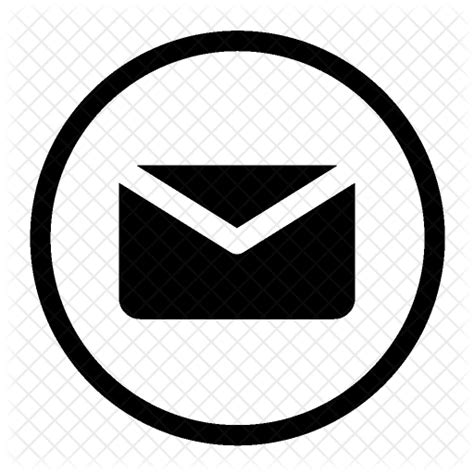 Mail Icon Circle 96410 Free Icons Library