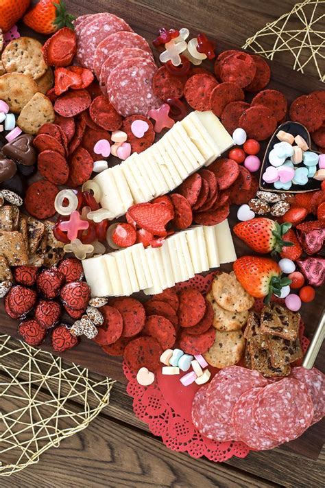 This Valentines Day Charcuterie Board Is Perfect For Any Valentines Or