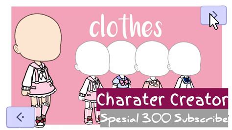 Gacha life character creator about game. •Character Creator• (Gacha life) Spesial 300 Sub (mistake😅 ...