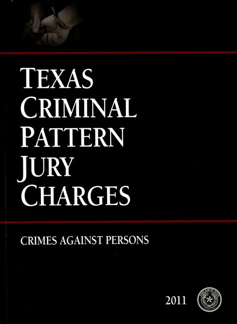 Texas Criminal Pattern Jury Charges Crimes Against Persons Page
